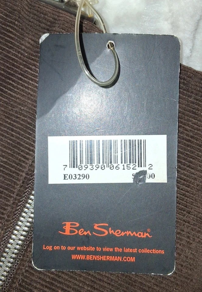 Bolso Mensajero de Pana BEN SHERMAN sm/md. N.O.S. con etiqueta. Ver fotos. Foto 3 de 4