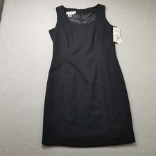 Dress Barn Black Dress Womens Size 8 Black Sleeveless Little Black Career Work
