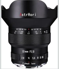 AstrHori 12mm F2.8 Full Frame Manual Fisheye Lens for Nikon  Z Camera