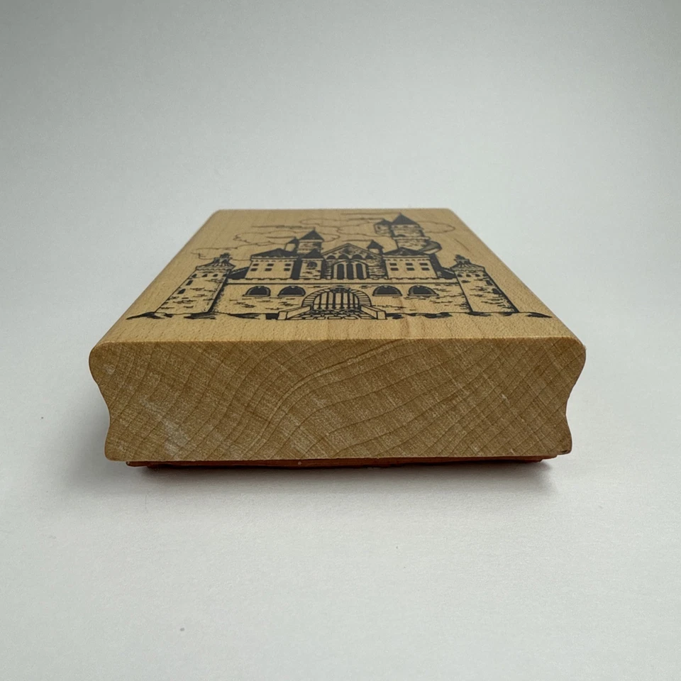 Inkadinkado 4220P Fairytale Castle Medieval Wood Rubber Stamp RS17 2.5”x4” - Image 4 of 4