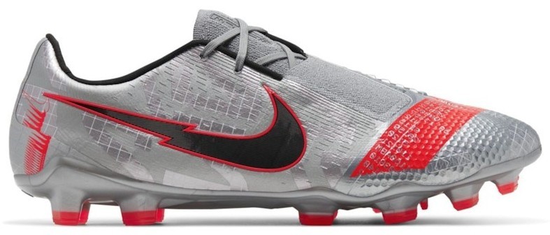 Size 9.5 - Nike Phantom Venom Elite FG Metallic Grey Crimson for