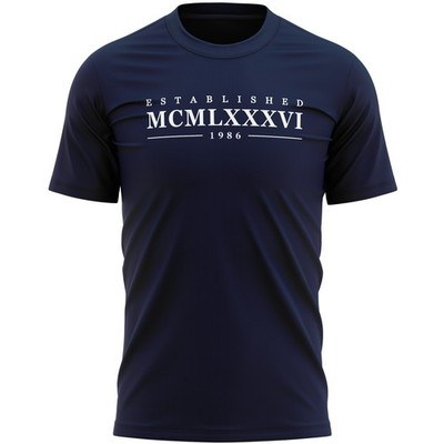 Personalisiertes T-Shirt römische Ziffern Geburtstag mit etabliertem Jahr in römischer N...
