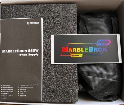Enermax MARBLEBRON ATX ARGB Gaming PC Netzteil 850W 80Plus Bronze (Semi Modular)