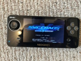 SNK NEO GEO X GOLD Limited Edition Console Complete CIB w Box/Dock + 2 GameCards