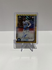 2025 Topps Chrome MLS Wilfried Zaha Auto Gold Wave Refractor #/50 Charlotte