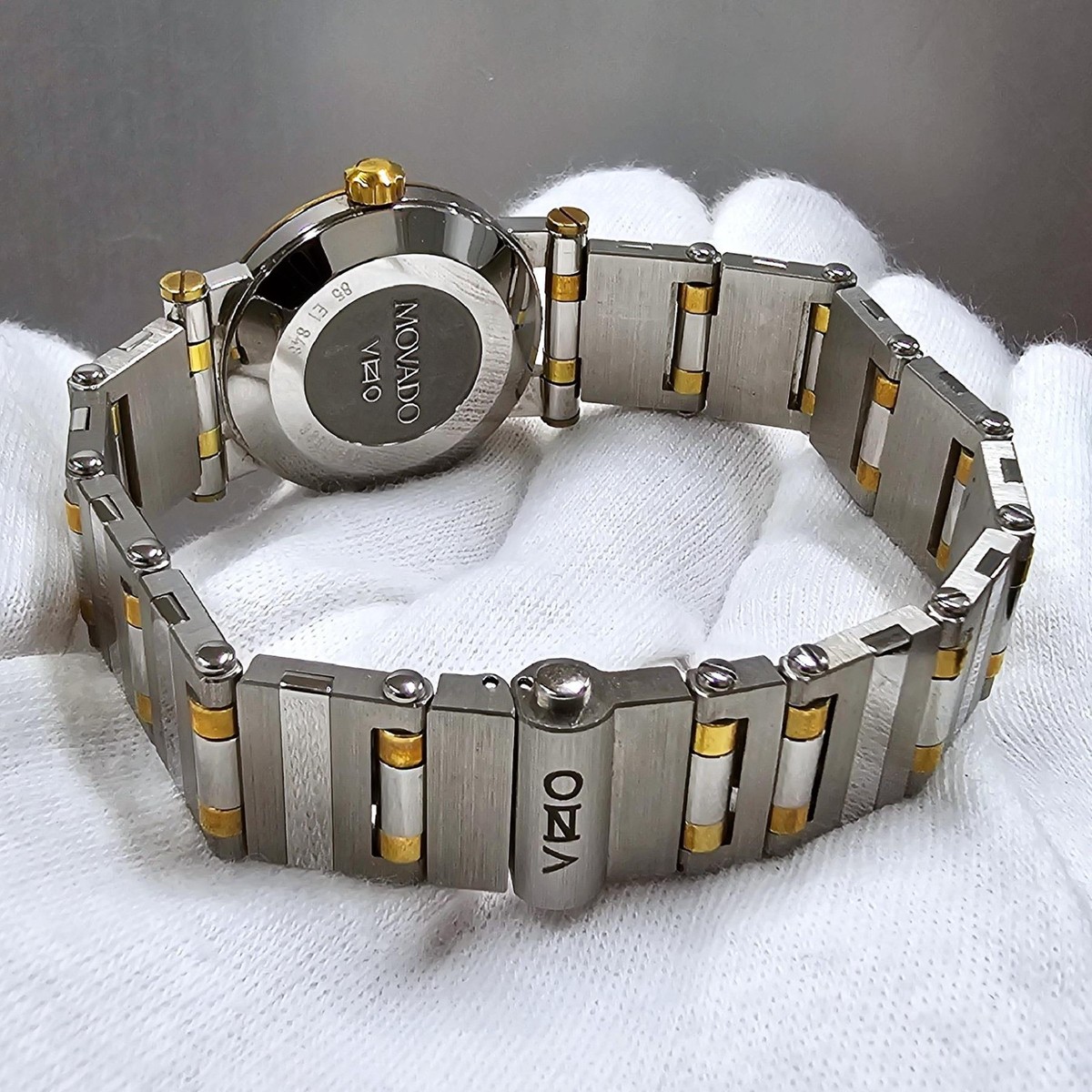 Movado Vizio Quartz 26mm Two-Tone Women's Watch 85-E1-848 - Store