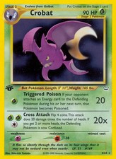 Crobat - 4/64 - Pokemon Neo Revelation 1st Edition Holo Rare Card MP on eBay