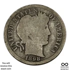 1898 S Barber Dime X-1827