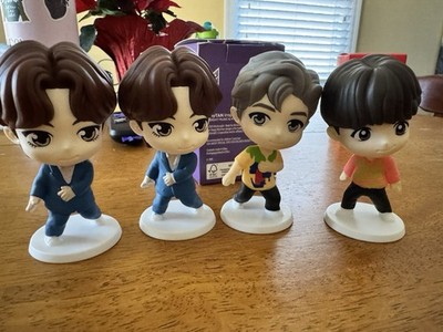 TinyTan Inspired By BTS- 4 Mini Figures Open Box