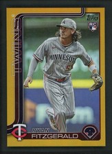 2025 RYAN FITZGERALD 50/50 TOPPS UPDATE SERIES ROOKIE RC