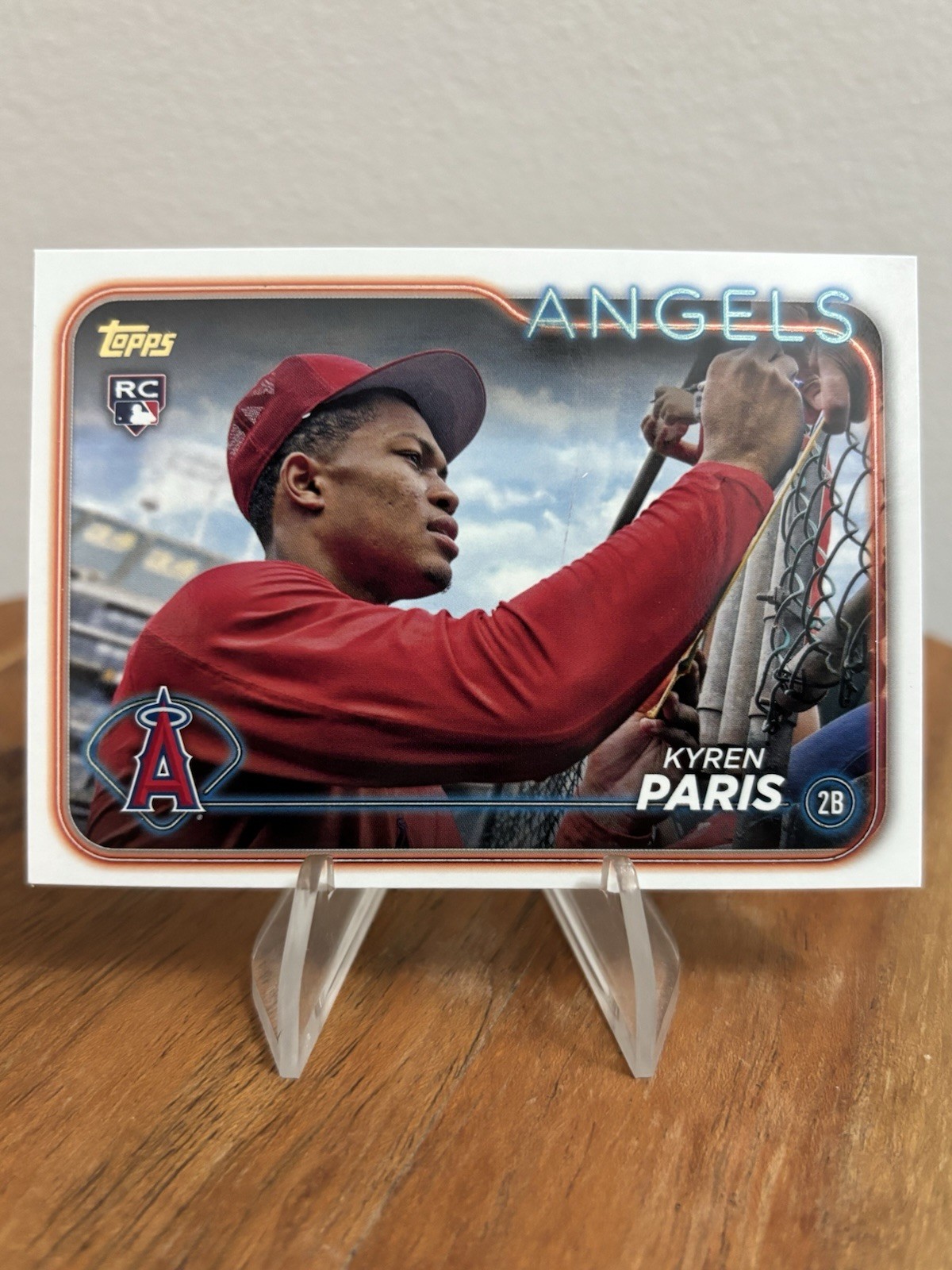 2024 Topps Series 2 Kyren Paris #549 Golden Mirror Image Variation (RC)