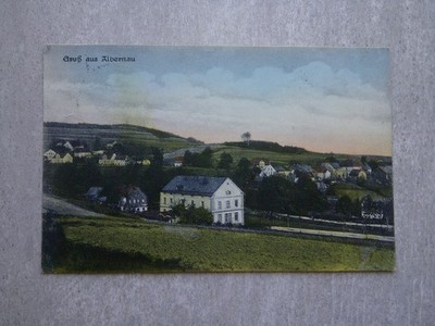 AK Albernau Erzgebirge Totale Siedlung Bockau Zschorlau Schneeberg Aue  1921