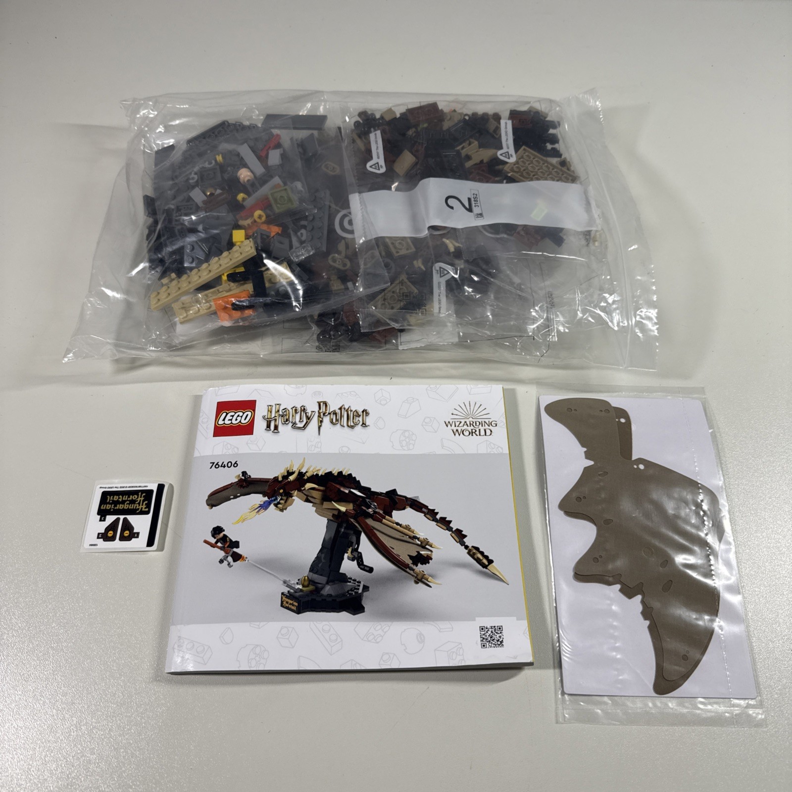 LEGO Harry Potter: Hungarian Horntail Dragon (76406) - NO BOX