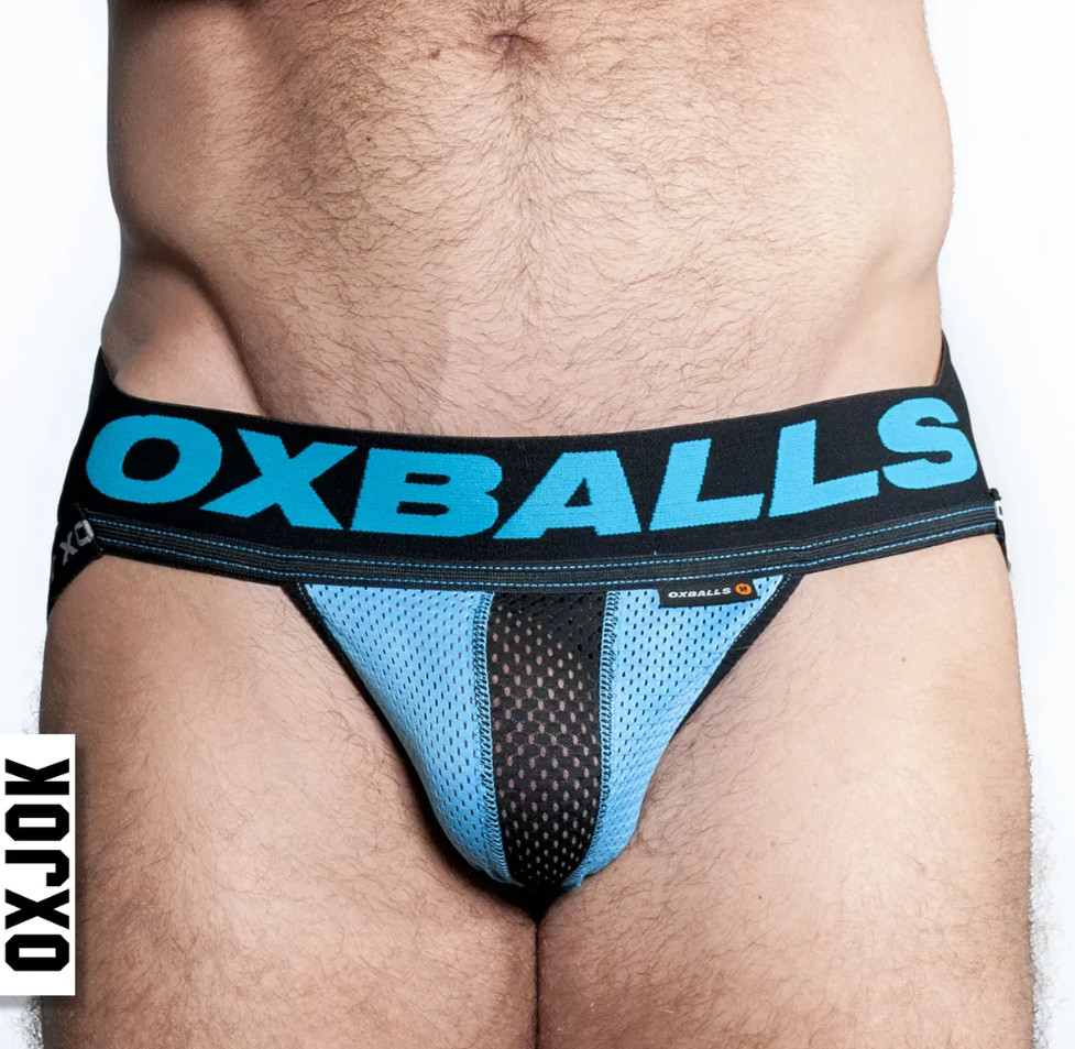 OXJOK AIRMESH SWAGGER JOCK TAR BLUE LARGE