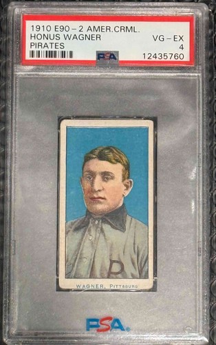 1910 E90-2 American Caramel Honus Wagner - PSA 4