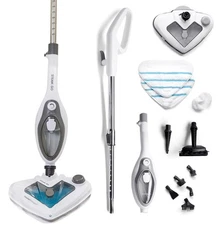 10-in-1 Steam Mop for Home - Multi-Surface Cleaner for Tile, Hardwood, Carpets