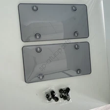 Unbreakable License Plate Bubble Covers Universal Fitment Protector License 2pcs