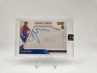 Dillon Jones 2024-25 Panini Instant Clear Vision RC 1/10 Thunder Blazers