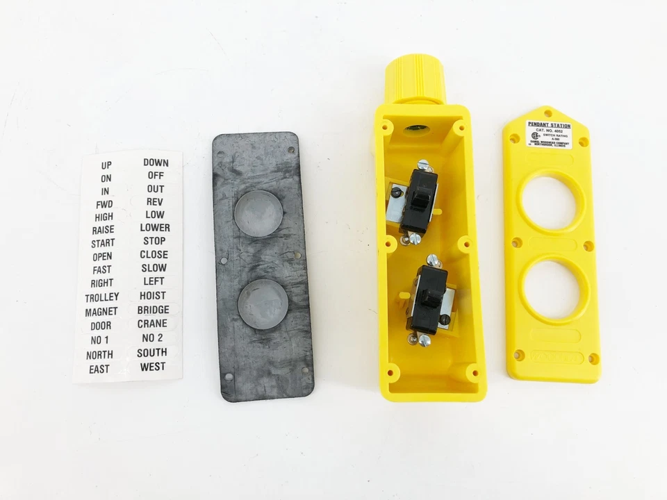 New Daniel Woodhead 4052 E-Z Grip 2-Button Pendant Station Single Speed - Image 3 of 4