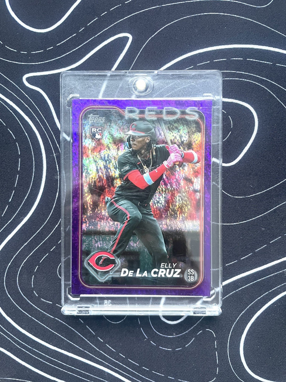 2024 Topps Purple Holofoil #141 Elly De La Cruz /799 RC Rookie
