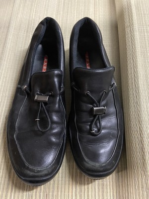 prada toggle loafers