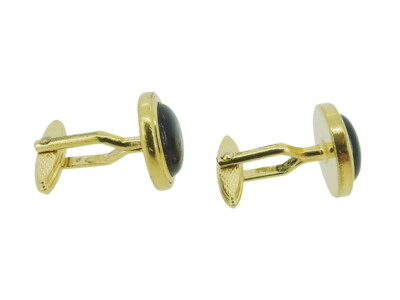 DUNHILL Cuffs D Mark Gold Bracket Authentic USED L3717 | eBay