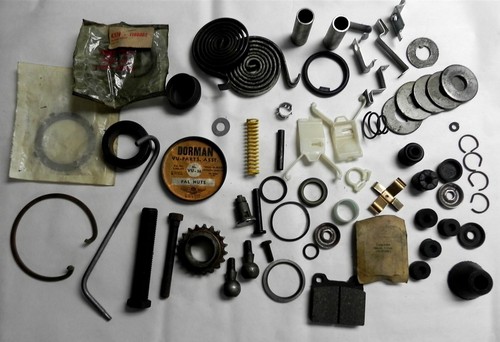 1940s 50s 60s 70s CHEVY GM PARTS LOT IN BOX SPRINGS CLIPS FASTENERS ...