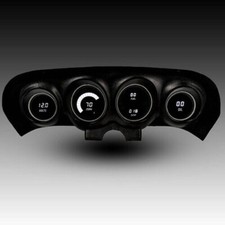 1969-1970 Mustang Led Direct Replacement Gauge Cluster White Leds Made In Usa