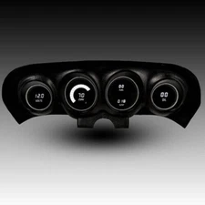 1969-1970 Mustang LED Direct Replacement Gauge Cluster, White LEDs Made In USA
