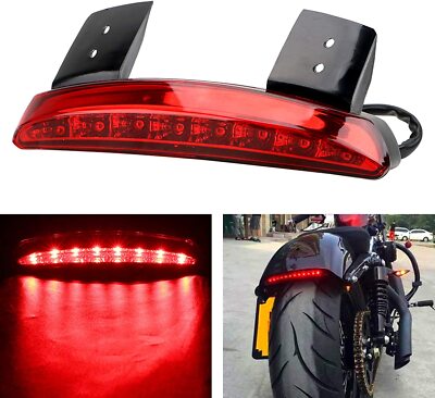 Rear Fender Edge LED Brake Tail Light For Harley Sportster XL883N
