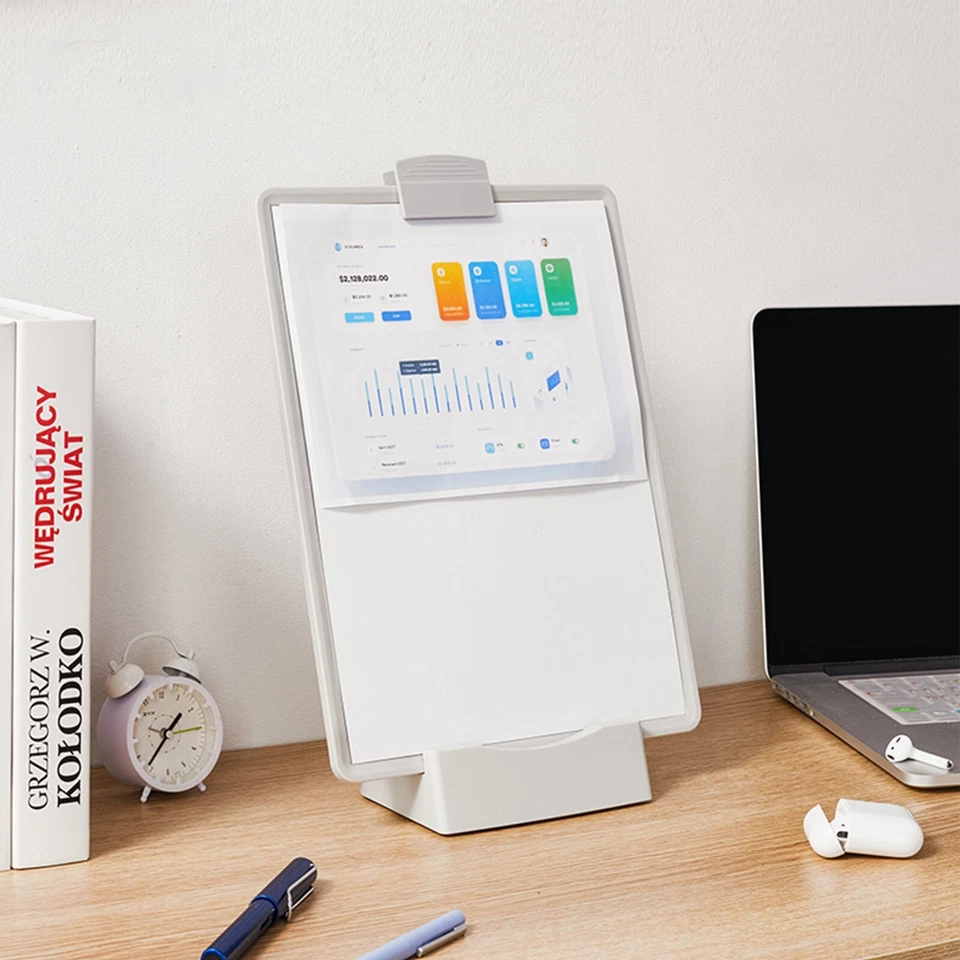 Versatile Magnetic Desktop Whiteboard with Stand-up Writing Board Includes - Image 4 of 4