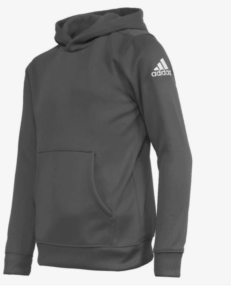 Adidas team tech hotsell fleece black hoodie