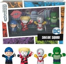 Little People Collector Suicide Squad Special Edition Figure Set in Display Gift
