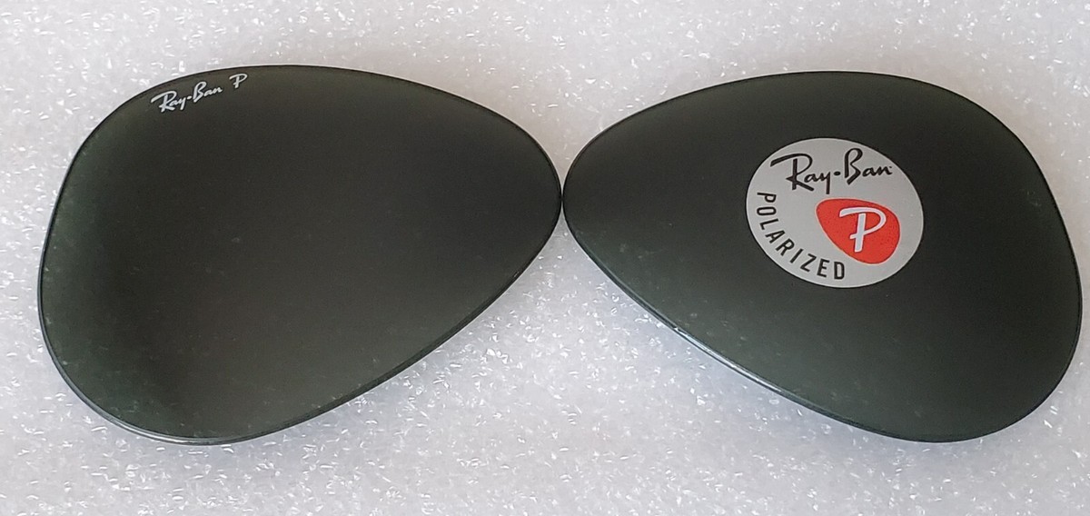 NEW Ray-Ban RB3025 RB8125 Aviator Replacement lens Polarized G-15 Classic  58mm