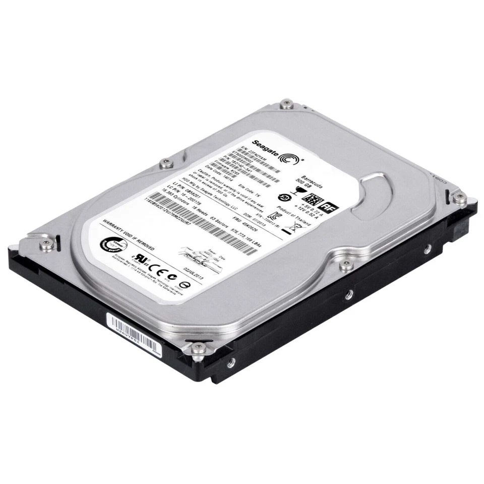 HARD DISK HDD 500GB 3,5" Seagate Barracuda ST500DM002 SATA III - Immagine 2 di 3