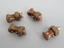 Burndy KS17, 101150, Copper Split Bolt #8 to #6 AWG, 4 Pack