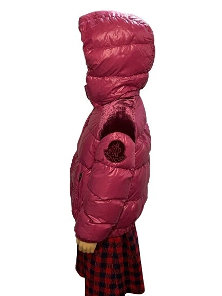 Moncler Enfant Authentic Down Jacket Chouette Fuchsia For Girls