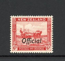 New Zealand 1936 SG O127c Ploughing official MH