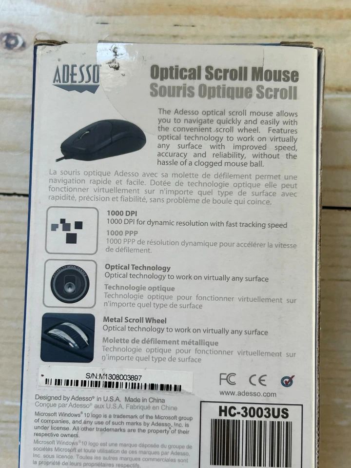 Adesso Optical Scroll Mouse - Image 2 of 3