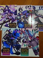 Raita no FGO Rakugaki Bon Set of 6 Books Fate Art Book Absolute Girl Doujinshi