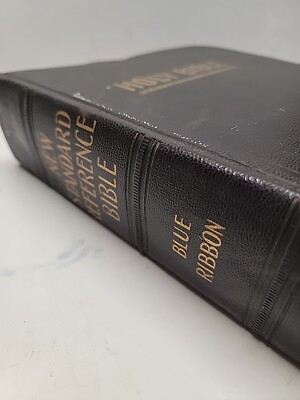 Holy Bible 1955 Hertel Blue Ribbon New Standard Reference Red