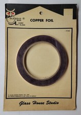 Vintage Glasglo Brand Leaded RT Glass Copper Foil 360 1973