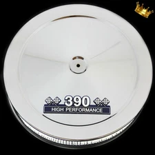 Chrome Ford 390 Air Cleaner With 390 Emblem Fits Ford FE 390 Engines