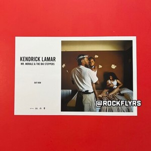 KENDRICK LAMAR "MR MORALE & THE BIG STEPPERS" 11x17 record  store promo poster