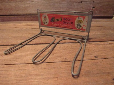 vintage boot rack