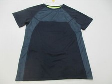 new CHAMPION Boy's Size L Athletic DUO DRY Breathable Blue Sport T-shirt TY1712