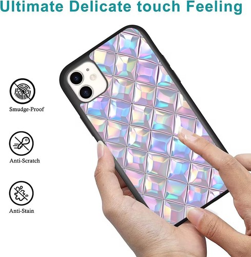 For iPhone SE XS XR Max 5 6 7 8 Plus Anti scratch Cover Mother of Pearl pattern - Picture 25 of 25