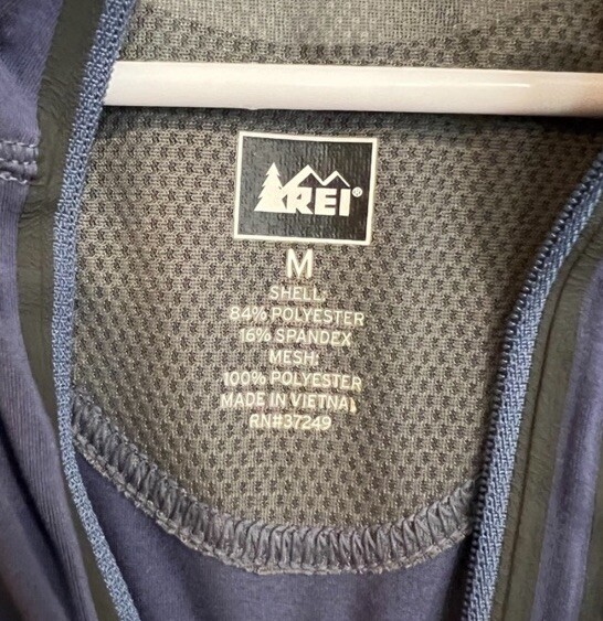 REI workout Pullover Lightweight Jacket size M - image 3