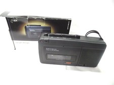 Optimus Cassette Tape Recorder CTR-116 w Original Box VOX Voice Operated Manual