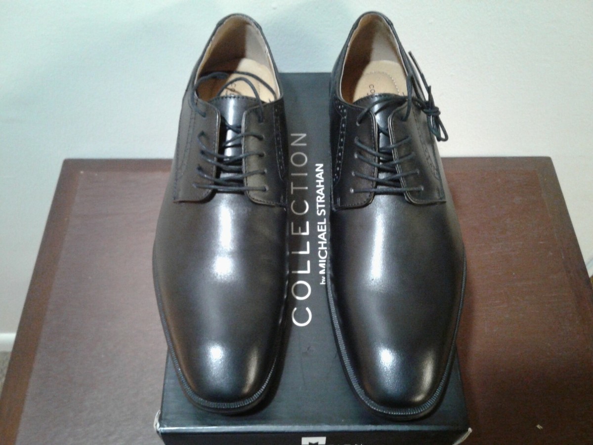 Collection by Michael Strahan Brown Leather Dress Shoes Size‎ 10 B27 Men main image 4